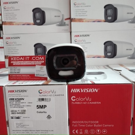  HIKVISION TURBO HD CAMERA COLORVU DS-2CE12HFT-F 3.6MM